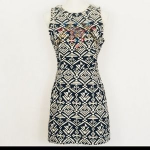ASTR Aztec Tribal print cotton dress Size M